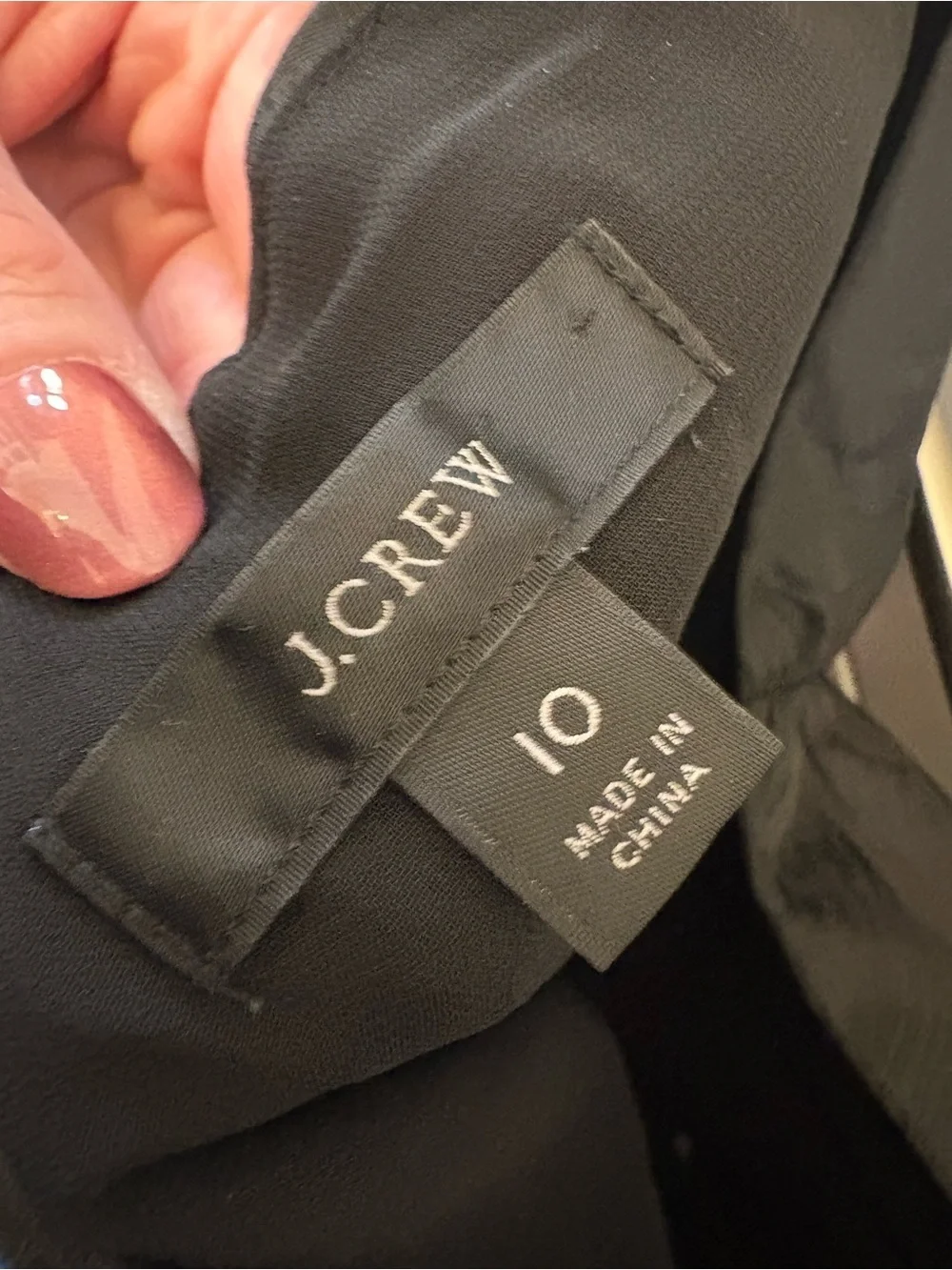 J. Crew textured black